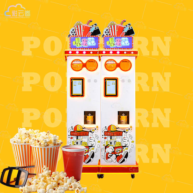 Easy Operate Popcorn Vending Machine Business 6800W 1800*1120*2400mm