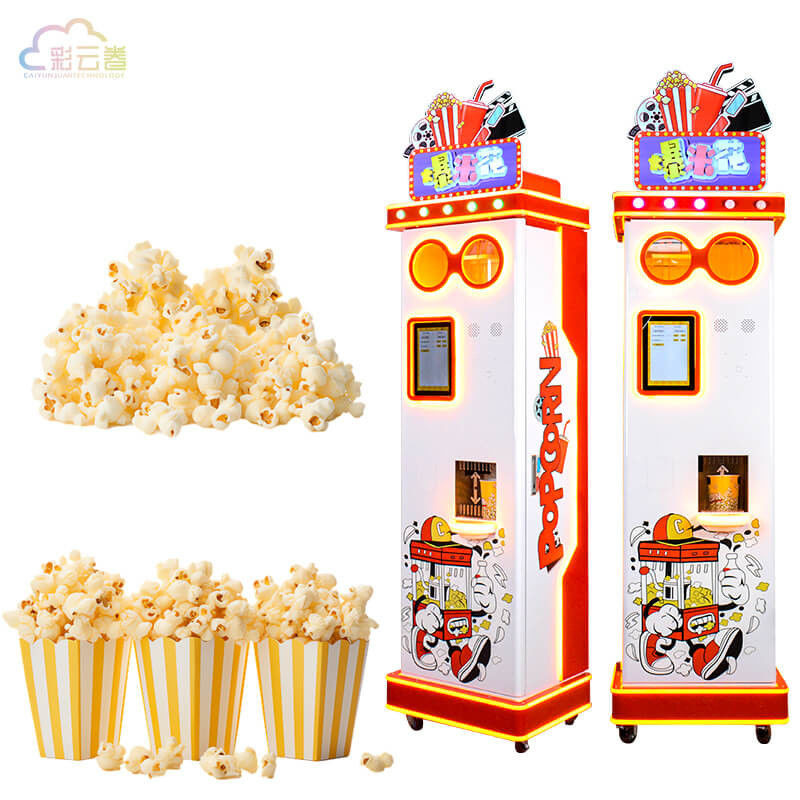6800W Stainless Steel Automated Popcorn Machine Vending For Snack Service