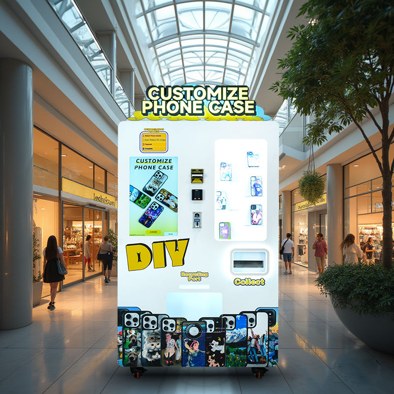 Steel Printing Phone Case Vending Machine with High Printing Resolutions of 1440Dpi and Durable Design