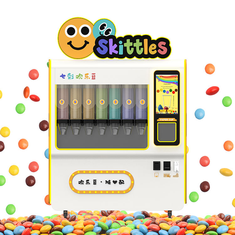 Fully Automatic Steel and Metal Confectionery Gumball Vending Machine for Hassle-Free Candy Dispensing