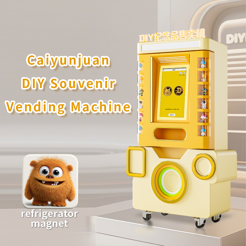 DlY Souvenir Vending Machine 100 Item Capacity and LCD Screen Display