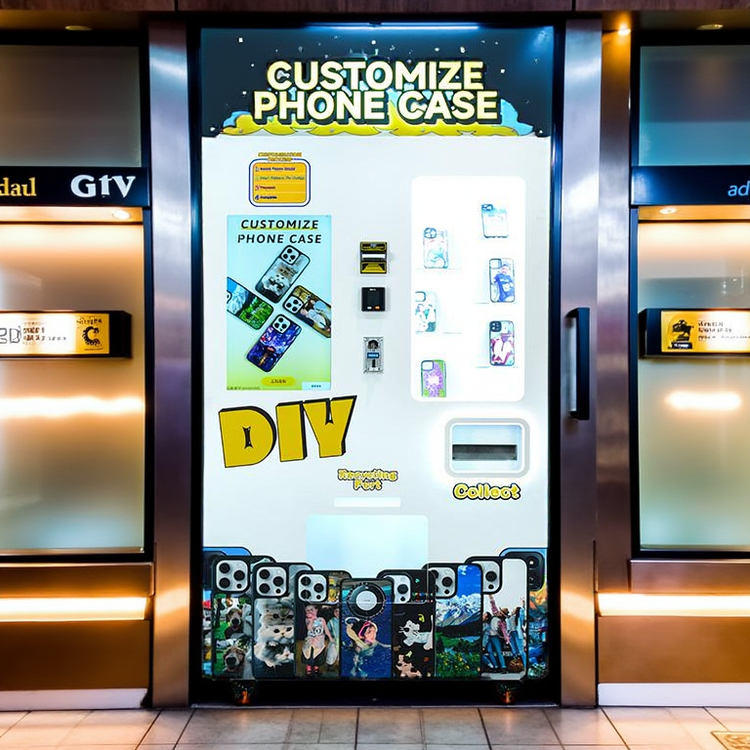 CYJ-D04 Phone Case Printing Vending Machine with Variable Ink Technology