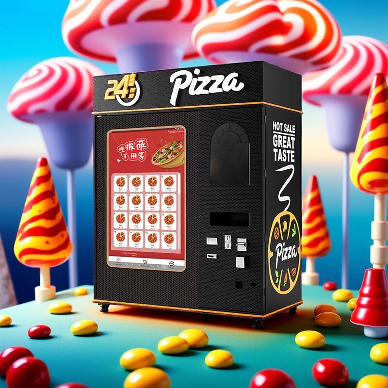 Fully Automatic Pizza Vending Machine For Frozen Commercial Food