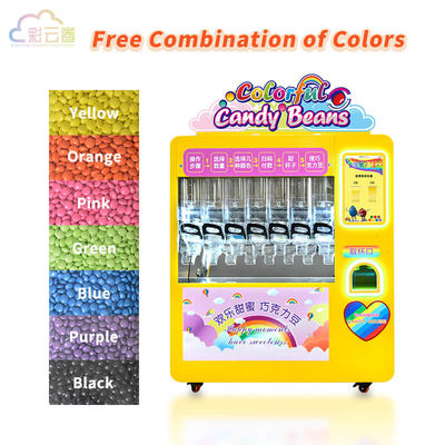800W 220V Candy Dispensing Vending Machine Customized LED LOGO