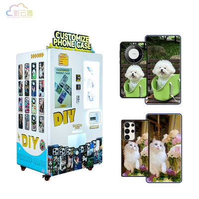 Convenient Personalised Phone Case Vending Machine with Language Options English/Chinese/Spanish
