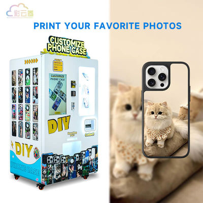 27-Inch/32-Inch Wave Crystal Display Cell Cell Phone Case Vending Machine with Touch Screen L113*W87*H220cm
