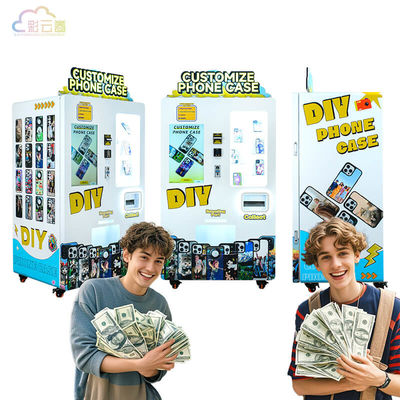 User-Friendly Personalised Phone Case Vending Machine with 220V Power Supply and Steel Material