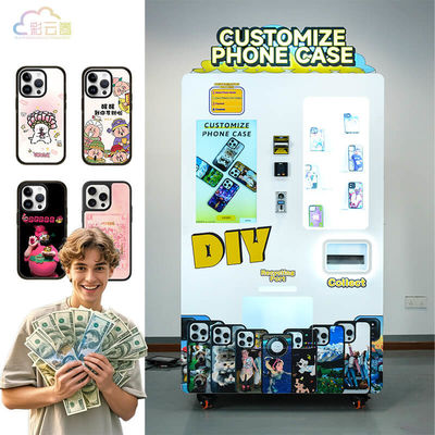 Android System Phone Case Printing Vending Machine with 1440Dpi Printing Resolution and Global Language Support