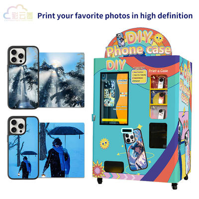 Custom Cell Phone Case Printing Vending Machine 720dpi 1440dpi 2880dpi Images