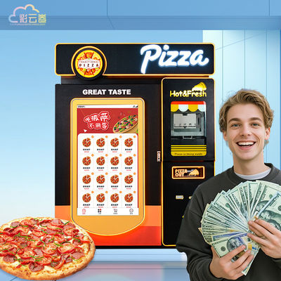 24 Hour Pizza Vending Machine 5000W With 55 Inch Touch Screen