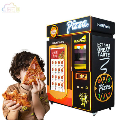 Stainless Steel 24/7 Pizza Vending Machine For Shopping Mall
