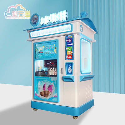 Caiyunjuan Automatic Ice Cream Machine Vending OEM ODM Support