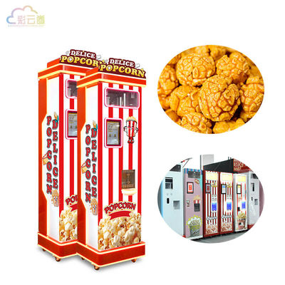 Automatic Vending Popcorn Machine Manufacturers Cash / Credit Card / Mobile Payment