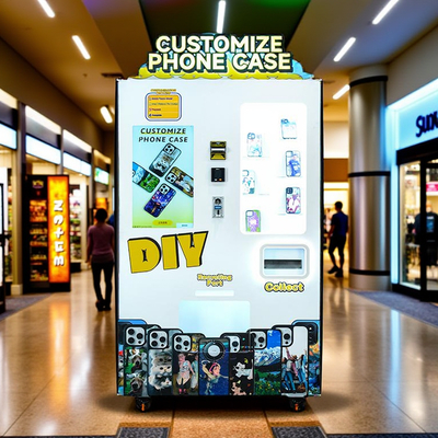 CE Certified 220V Phone Case Printing Vending Machine with Remote Monitoring