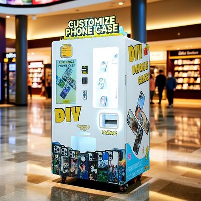 Compact 1500mm x 800mm x 600mm Phone Case Printing Vending Machine with 27-Inch/32-Inch Wave Crystal Display and Up to 20 Cases per Hour