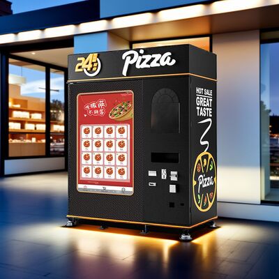 Fully Automatic Pizza Vending Machine with 32-inch Touch Screen Multi-Language Interface and 24/7 Availability